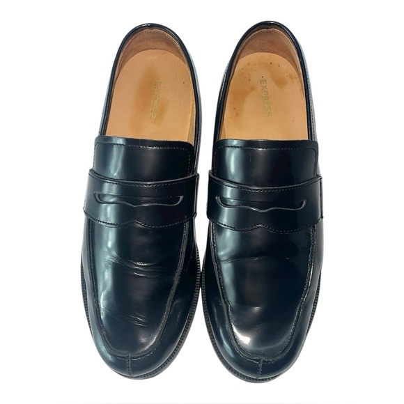 Express Genuine Leather Loafer Dress Shoes main image 9